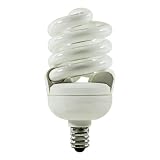 13 Watt - 60 W Equal - Full Spectrum 5000K - CFL Light Bulb - Candelabra Base - Global Consumer Products 172