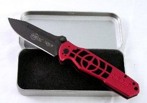SIGARMS SIGTAC KNIFE RANGE MASTER RED HANDLES