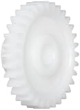 Spur Gear, 20 Degree Pressure Angle, Acetal, Inch, 24 Pitch, 2.333" Pitch Diameter, 5/16" Bore, 2.417" OD, 1/4" Face Width, 56 Teeth