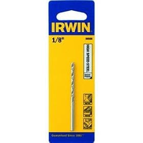 Irwin / Hanson / Vise Grip (HAN60508) General Purpose HSS Drill Bit Fractional Straight Shank 1/8"