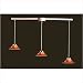 Refraction Linear Linear Pendant in Polished Chrome Glass Type: Carribean
