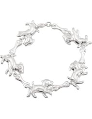 925 Sterling Silver Puppy Bone Bracelet
