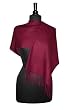 100% Pashmina Plum/Burgandy Shawl Wrap. Woman's Scarf.