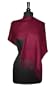 100% Pashmina Plum/Burgandy Shawl Wrap. Woman's Scarf.