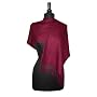 100% Pashmina Plum/Burgandy Shawl Wrap. Woman's Scarf.
