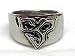 FINAL FANTASY FF 10 TIDUS - Silver Color Metal Ring(Display Box not included)
