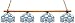 North Carolina Tar Heels - UNC 4-Light Executive Game Table Light NCAA College Athletics