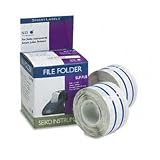 Seiko 9/16 X 3-7/16 130 Per Roll/2 Roll Box File Folder Labels (Blue)