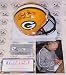 Bart Starr Autographed Green Bay Packers Mini Football Helmet with 