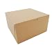 Southern Champion Tray 0977K Kraft Paperboard Non Window Lock Corner Bakery Box, 10" Length x 10" Width x 5-1/2" Height (Case of 100)