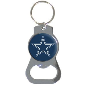 Dallas Cowboys Silver Bottle Opener Keychain