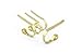 The Original MantleClip - 4 pack - Brass
