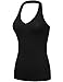 FPT Womens Basic Cotton Spandex Halter Top