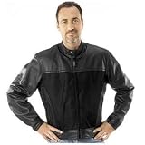 River Road Pecos Leather Mesh Jacket