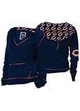 Mens Chicago Bears Navy/Orange Reversible Lightweight Elite Hoodie - S