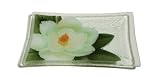 Peggy Karr 10-Inch Glass Magnolia Tray