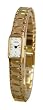 JAREL by Lucien Piccard Women's Gold-tone Bracelet Watch with White Dial. Model: JL-9201W