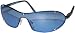 Porn Star Optics WRAPPERS DELIGHT Gunmetal Crystal Blue Sunglasses with Blue Polycarbonate Lenses