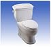Toilet Two Piece Elongated by Toto - CST774S in Gray