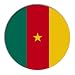 Cameroon Flag Round Mouse Pad