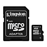 Kingston microSDHC Class 4 High Capacity Micro Secure Digital Card (SDC4/4GB)