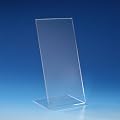 VITAdisplays� L-Werbeaufsteller / L-St�nder, DINlang, DL-"1/3 A4" (9,9�21cm), Transparent (NE-350L)