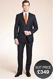 Savile Row Inspired Pure New Wool 2 Button Jacket