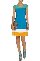 Colorblocking Knit  Dress