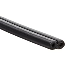 SPT-I Lamp Cord Copper Wire, Black, 18 AWG, 0.040" Diameter, 500' Length (Pack of 1)