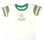 Made From Recycled Genetic Material on Short Sleeve Toddler Fine Jersey T-shirt, 2T, White