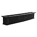 Mayne Inc. 4832 Nantucket Rectangular Window Box Planter Color: Black