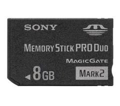 SONY Memory Stick PRO Duo Mark2 8 GB memory card