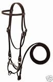 WEAVER HORSE LEATHER BRIDLE WESTERN HEADSTALL TACK SET