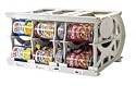 Cansolidator 40-Can Pantry Shelf Organizer (white) (11"H x 30"W x 16.5"D)