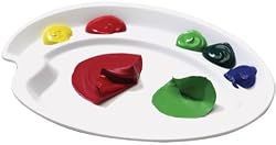 Martin Universal Small Ellipse Peel-Off Palette, White