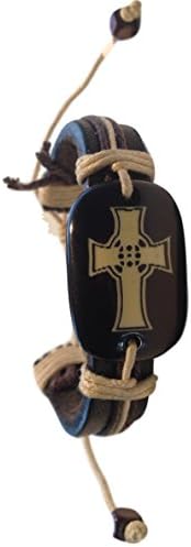 Striking Celtic Cross Adjustable Tribal Bracelet