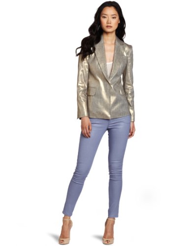 Robert Rodriguez Women's Gold Boyfriend Jacket