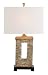 Pair of Charming Polystone Contemporary Table Lamps