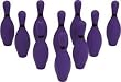 Colored Bowling Pin Sets Purple - Sports Bowling Equipment - Set