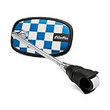 Electra Checkerboard Bicycle Mirror (Blue)