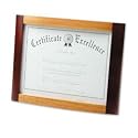 Two Tone Walnut/Cherry Document/Certificate/Photo Frame, 8 1/2 x 11 (DAX1821N4T) Category: Certificate Document Picture Frames