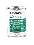 Isosource 1.5 cal high calorie liquid vanilla formula, lactose free with fiber - 8.45 oz cans, 24 pack