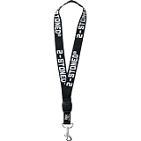 Original 2stoned� Schl�sselband Classic Logo in Schwarzvon "2-stoned� wear"