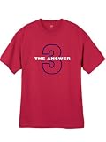 Mens the Answer 3 Red T Shirt Size Xxl