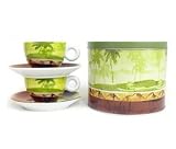 Cuisinox CUP333 Set of 2 Espresso Cup and Saucers