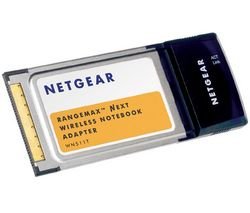 Childrens Toyshop  Computer : NETGEAR RangeMax Next Wireless Notebook Adapter - Gigabit Edition WN511T - Network adapter - CardBus - 802.11b, 802.11g, 802.11n (draft)