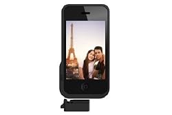 Xshot XSIP4 Tripod Adapter Silicone Case for iPhone 4 - AT&T and Verizon - 1 Pack - Retail Packaging - Black