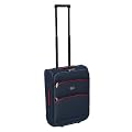 Trolley-Koffer Boardcase Reisekoffer Kurzreisetrolley blau-rot