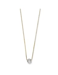 14k Two-tone Bead Necklace
