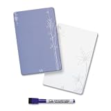 Quartet ReWritables Daily Quick List Magnet Boards with Dry-Erase Marker with Eraser Cap, 5 x 8 Inches, 2-Pack (79228)